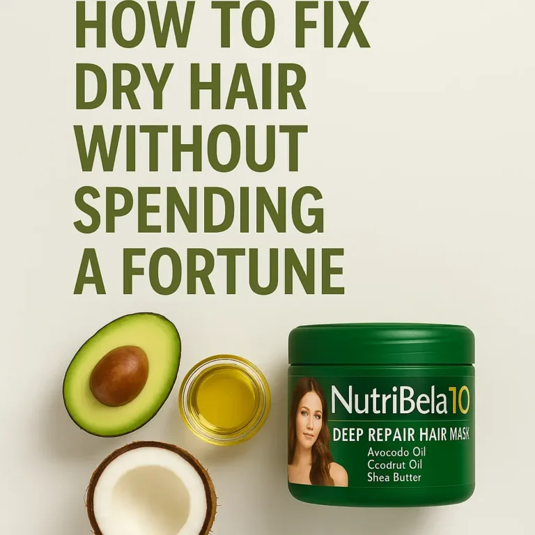 Cómo reparar el cabello seco sin gastar una fortuna